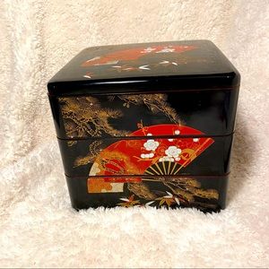 SOLD Bento Box Lg. Made in Japan 3 tier